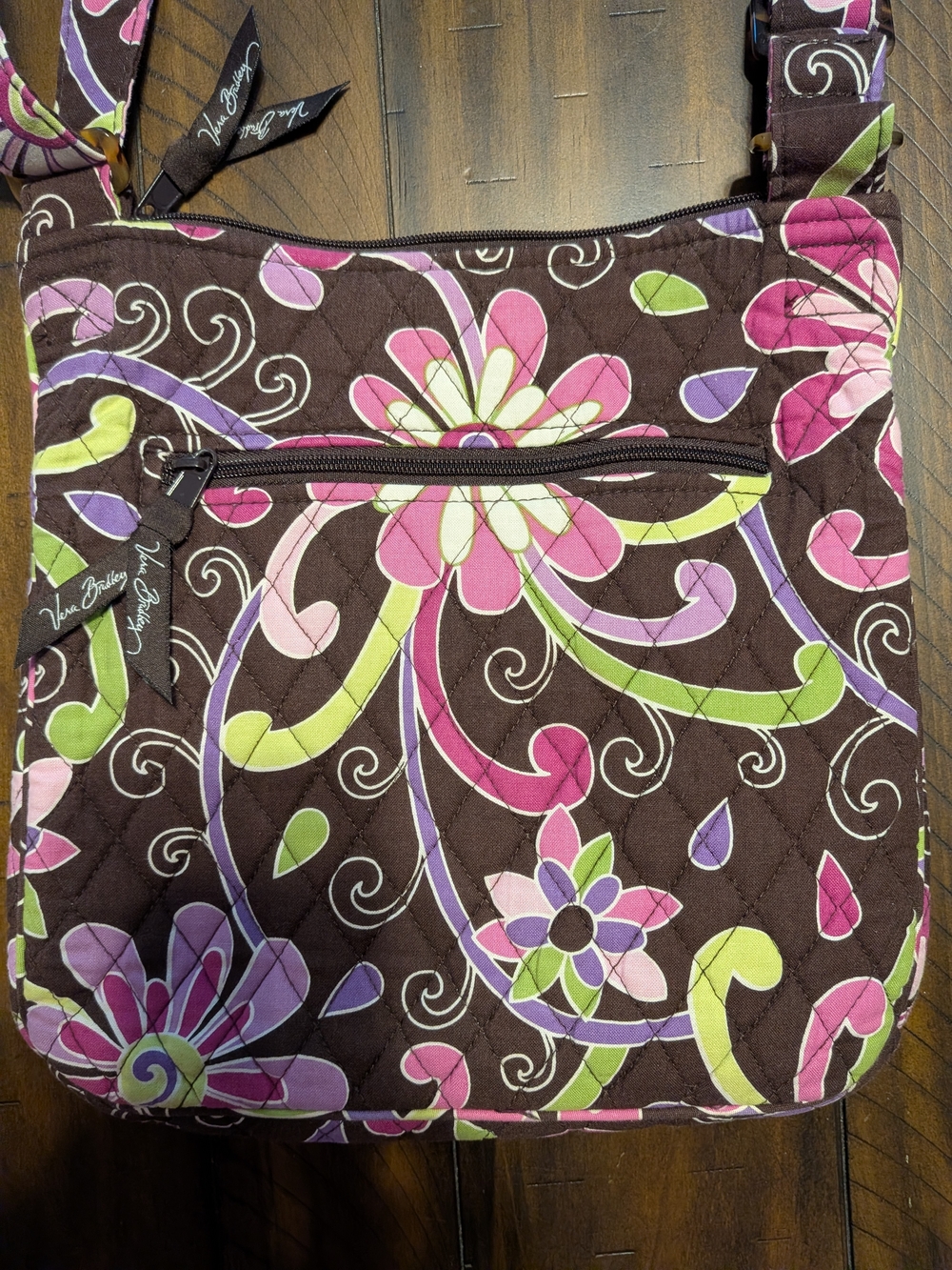 Vera Bradley Quilted Floral Crossbody - Picture 5 of 5